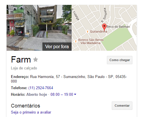 Localize sua empresa no Google